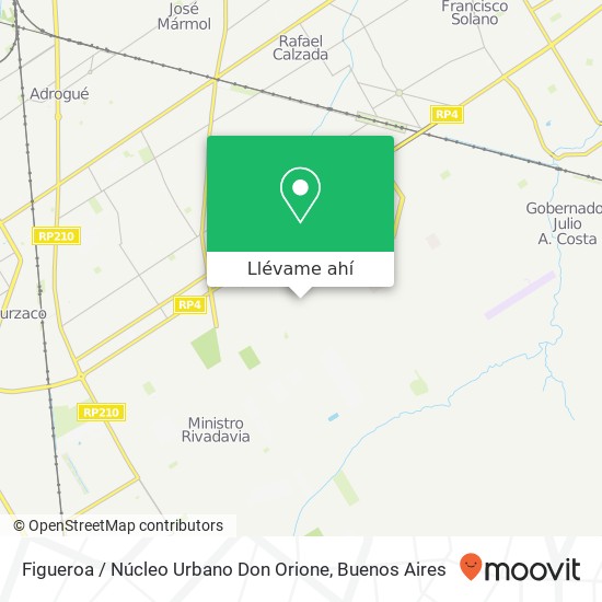 Mapa de Figueroa / Núcleo Urbano Don Orione