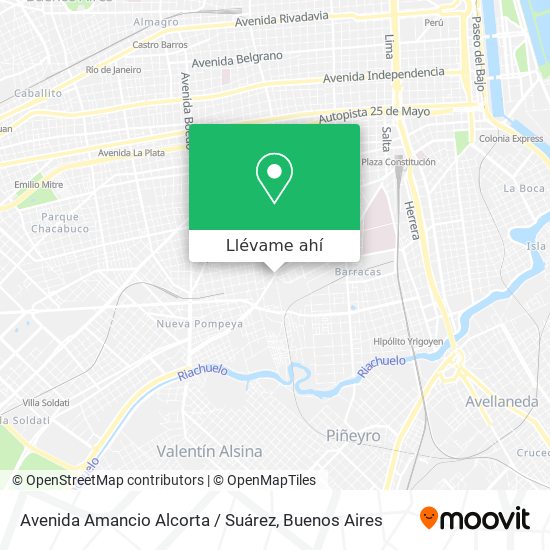 Mapa de Avenida Amancio Alcorta / Suárez