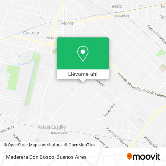 Mapa de Maderera Don Bosco