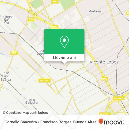 Mapa de Cornelio Saavedra / Francisco Borges
