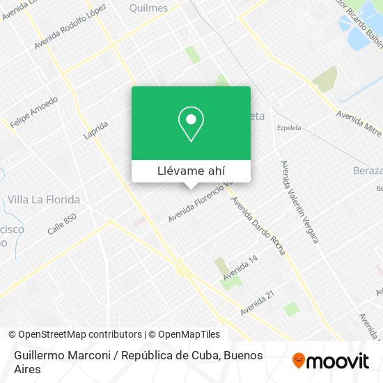 Mapa de Guillermo Marconi / República de Cuba