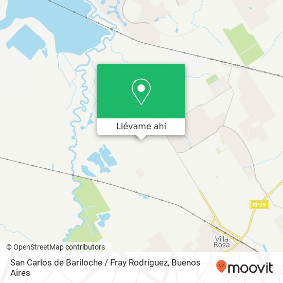 Mapa de San Carlos de Bariloche / Fray Rodríguez