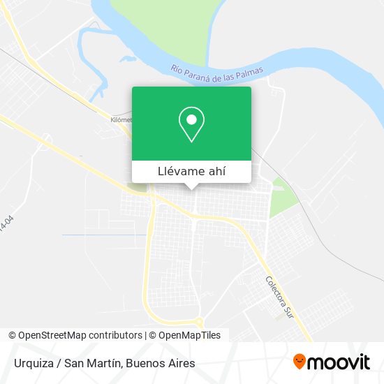 Mapa de Urquiza / San Martín