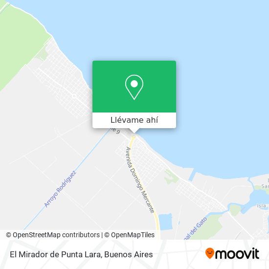 Mapa de El Mirador de Punta Lara