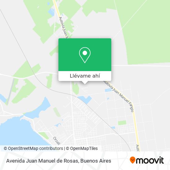 Mapa de Avenida Juan Manuel de Rosas