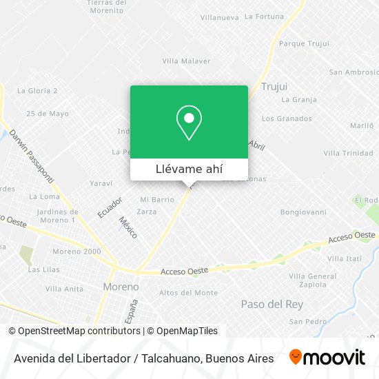 Mapa de Avenida del Libertador / Talcahuano