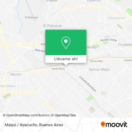 Mapa de Maipú / Ayacucho