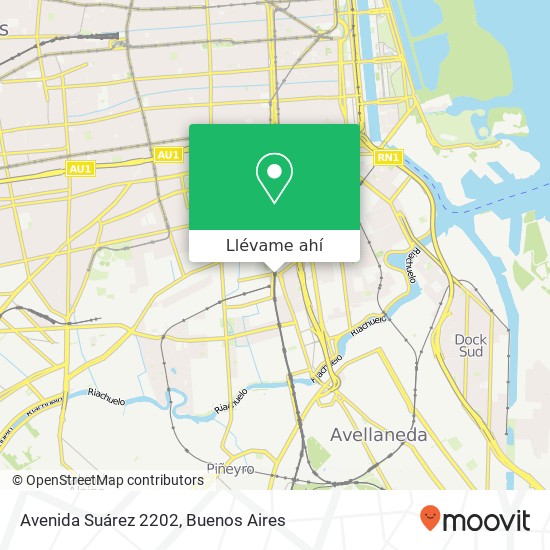 Mapa de Avenida Suárez 2202