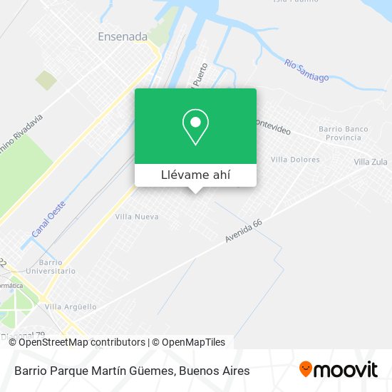 Mapa de Barrio Parque Martín Güemes