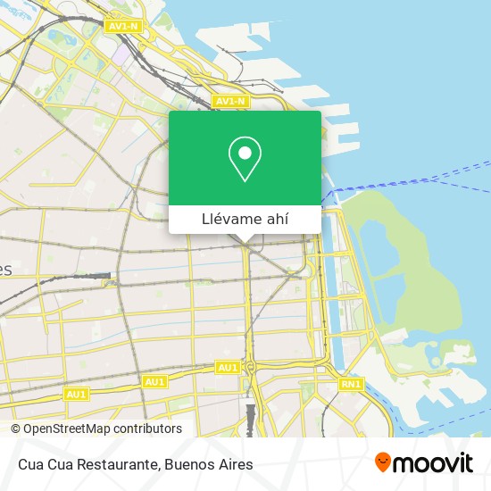 Mapa de Cua Cua Restaurante