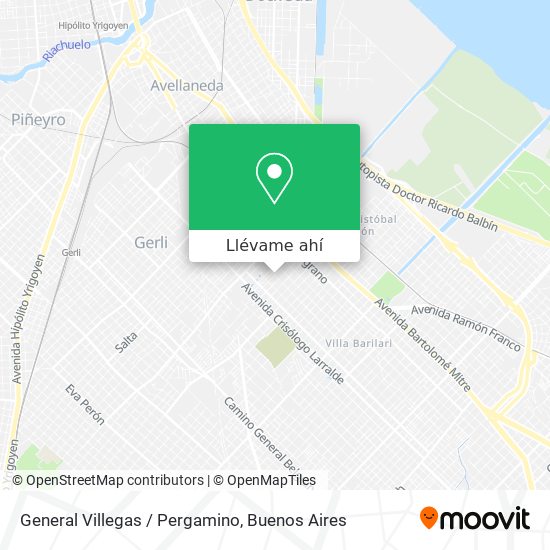 Mapa de General Villegas / Pergamino