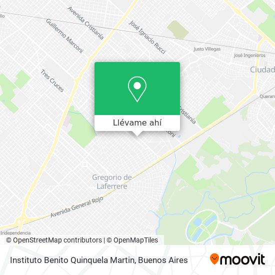Mapa de Instituto Benito Quinquela Martin