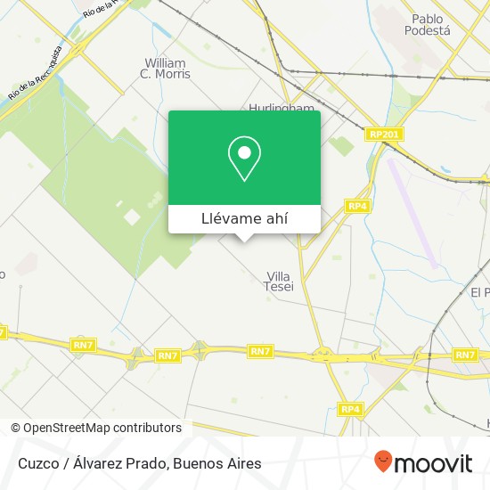 Mapa de Cuzco / Álvarez Prado