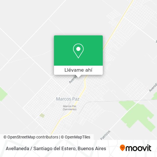 Mapa de Avellaneda / Santiago del Estero