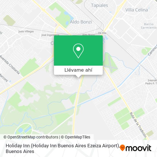 Mapa de Holiday Inn (Holiday Inn Buenos Aires Ezeiza Airport)