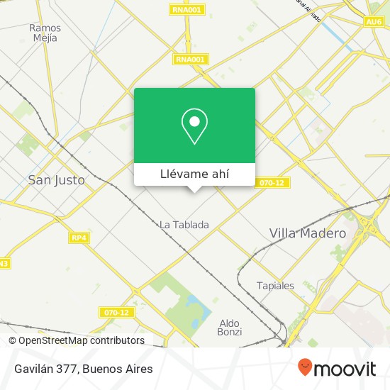 Mapa de Gavilán 377