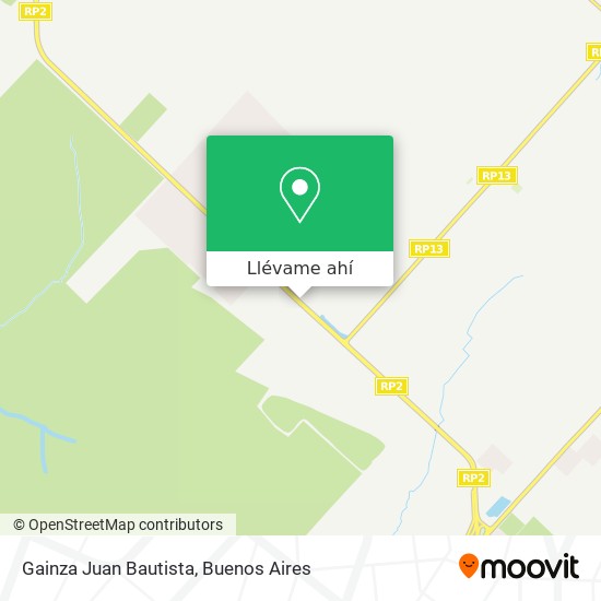 Mapa de Gainza Juan Bautista