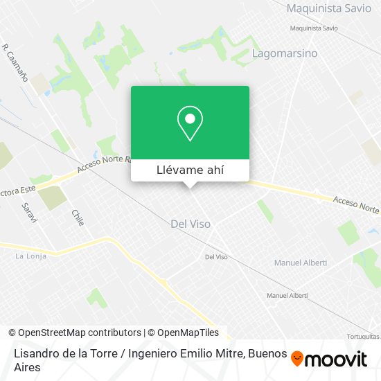 Mapa de Lisandro de la Torre / Ingeniero Emilio Mitre