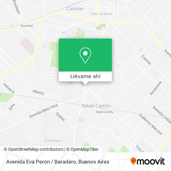 Mapa de Avenida Eva Perón / Baradero