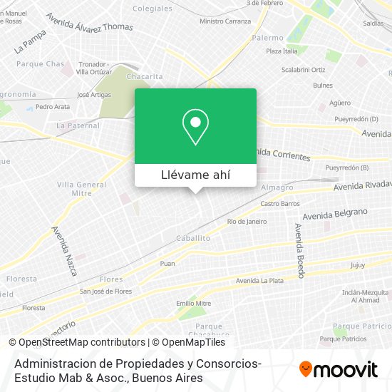 Mapa de Administracion de Propiedades y Consorcios-Estudio Mab & Asoc.