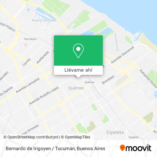 Mapa de Bernardo de Irigoyen / Tucumán