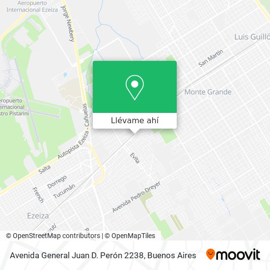 Mapa de Avenida General Juan D. Perón 2238