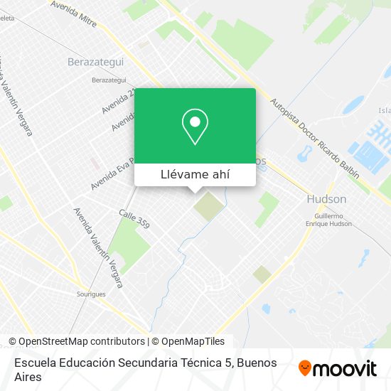 Mapa de Escuela Educación Secundaria Técnica 5