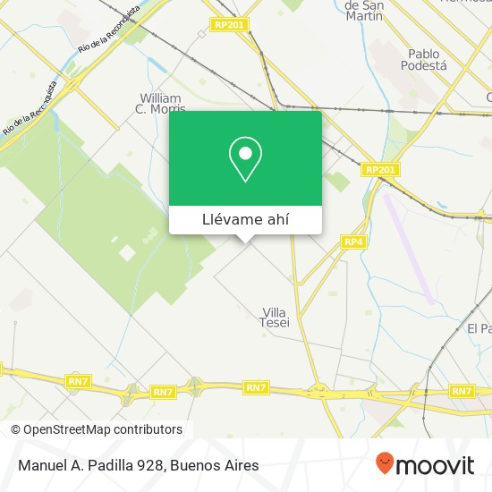 Mapa de Manuel A. Padilla 928