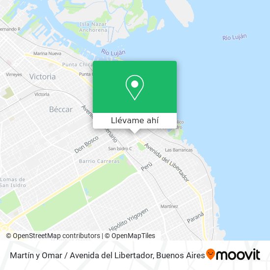 Mapa de Martín y Omar / Avenida del Libertador