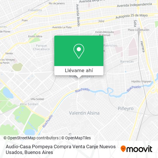 Mapa de Audio-Casa Pompeya Compra Venta Canje Nuevos Usados