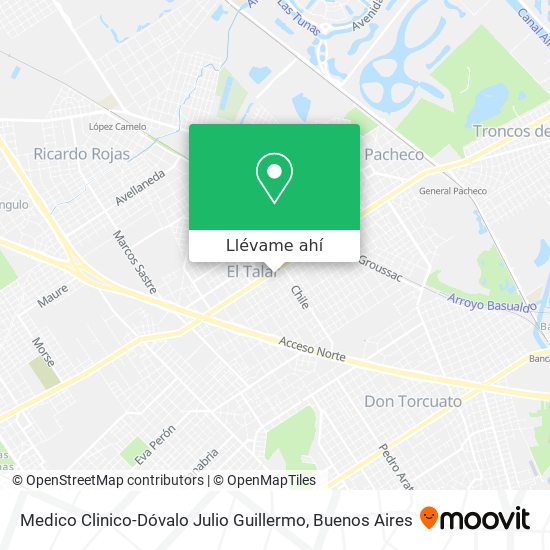 Mapa de Medico Clinico-Dóvalo Julio Guillermo