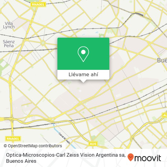 Mapa de Optica-Microscopios-Carl Zeiss Vision Argentina sa