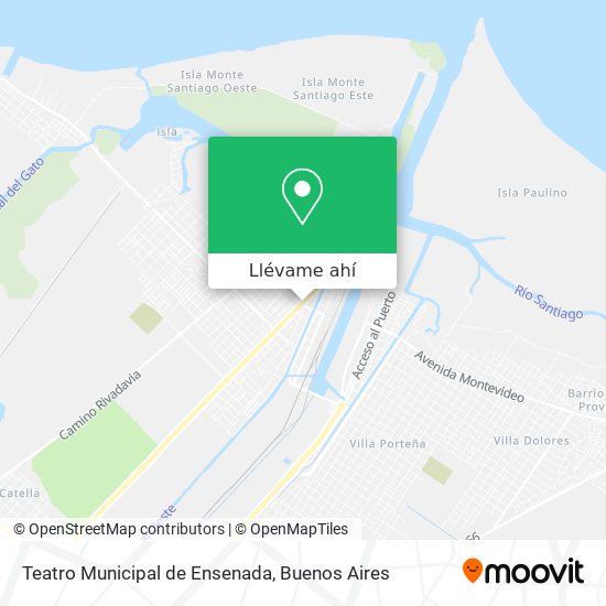 Mapa de Teatro Municipal de Ensenada