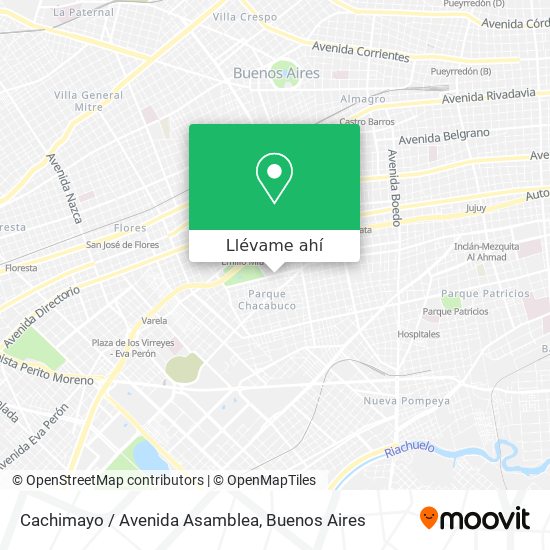Mapa de Cachimayo / Avenida Asamblea