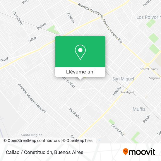 Mapa de Callao / Constitución