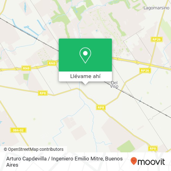 Mapa de Arturo Capdevilla / Ingeniero Emilio Mitre