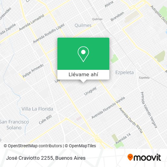 Mapa de José Craviotto 2255