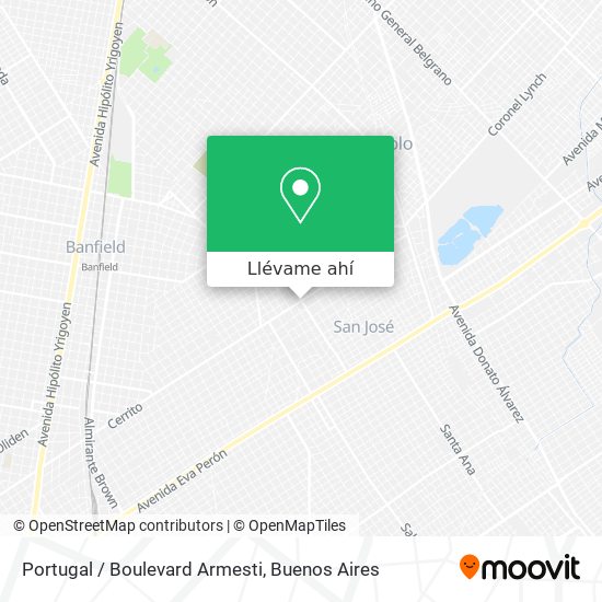 Mapa de Portugal / Boulevard Armesti