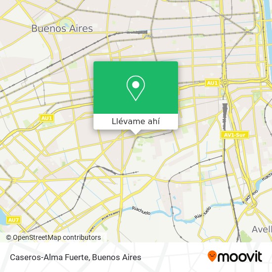 Mapa de Caseros-Alma Fuerte