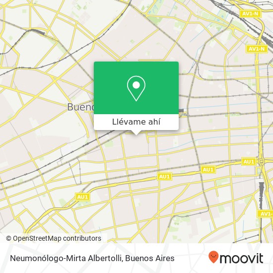 Mapa de Neumonólogo-Mirta Albertolli