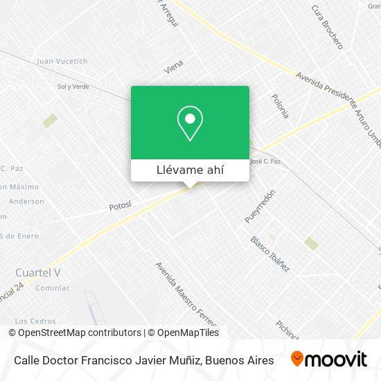 Mapa de Calle Doctor Francisco Javier Muñiz