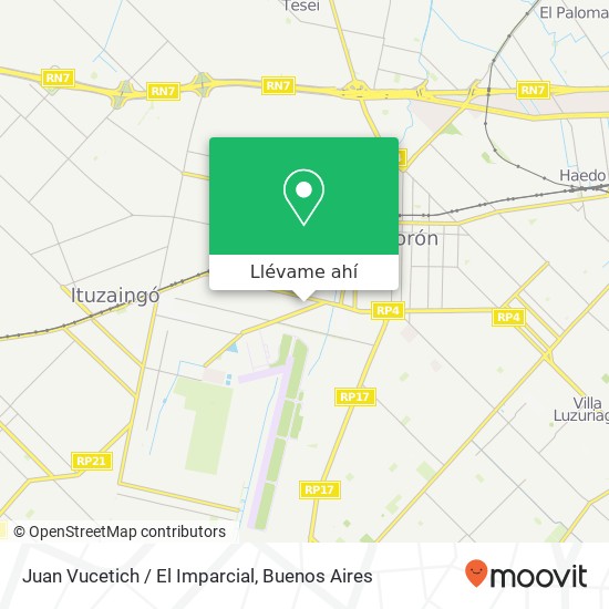Mapa de Juan Vucetich / El Imparcial