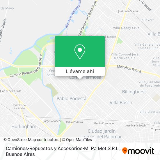 Mapa de Camiones-Repuestos y Accesorios-Mi Pa Met S.R.L.