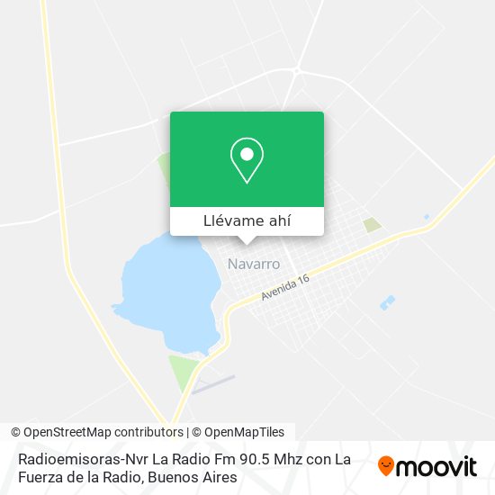 Mapa de Radioemisoras-Nvr La Radio Fm 90.5 Mhz con La Fuerza de la Radio