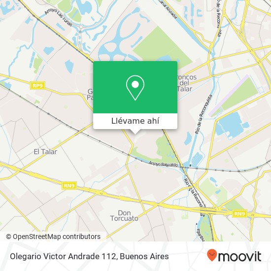 Mapa de Olegario Victor Andrade 112