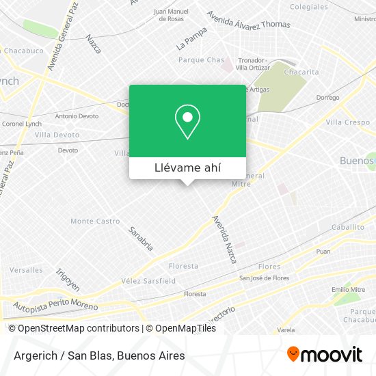 Mapa de Argerich / San Blas