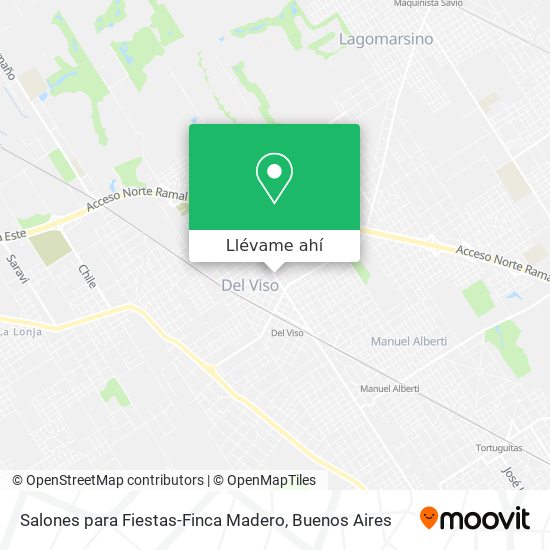 Mapa de Salones para Fiestas-Finca Madero