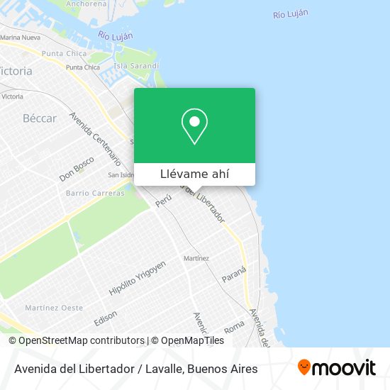 Mapa de Avenida del Libertador / Lavalle