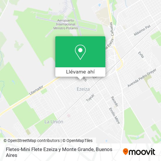 Mapa de Fletes-Mini Flete Ezeiza y Monte Grande