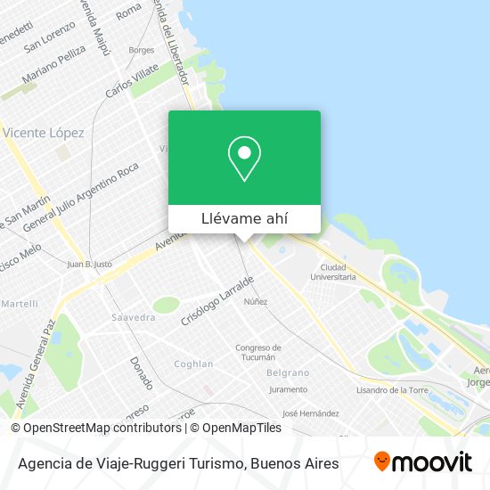 Mapa de Agencia de Viaje-Ruggeri Turismo